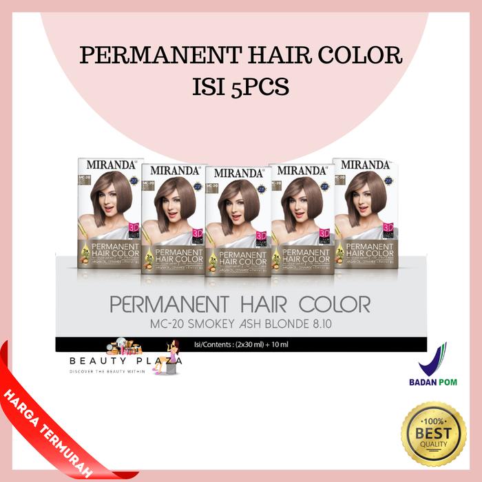 Gambar MIRANDA Hair Color MC20 Smokey Ash 30ml x 5Pcs - MC20 SmokeyAsh 5 Pcs dari Beauty Plaza ID undefined Tokopedia