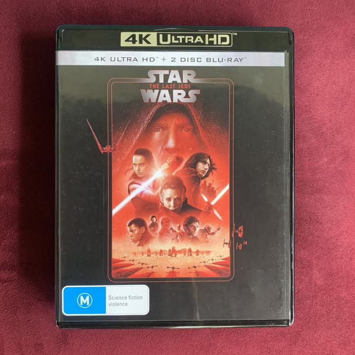 Gambar Bluray + 4K Impor "Star Wars the Last Jedi" Reg Free (Australia) dari Rumah Blu-ray undefined Tokopedia