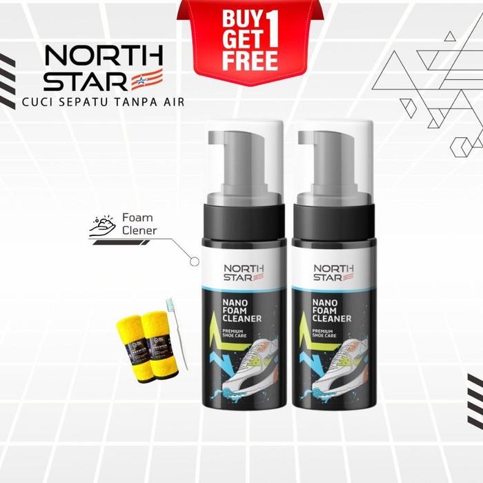 Gambar pembersih sepatu Foam Shoes Cleaner tas Dinding Dan Interior beli 1 gratis 1 shoe care putih North star - beli 1 gratis 1 dari AFDAL ARDIANSYAH undefined Tokopedia