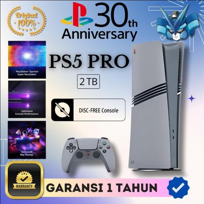 Gambar SONY PlayStation 5 PRO PS5 30th Anniversary Limited Edition Bundle/ PS5 Console PRO / PRO 2TB / PS5 PRO dari PS Enterprise Official undefined Tokopedia