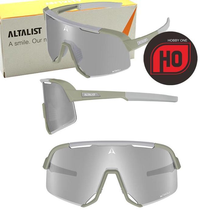 Gambar ALTALIST KISOU PXC Lens Photochromic Mirror - Kacamata Sepeda - Green Silver dari Hobby One undefined Tokopedia