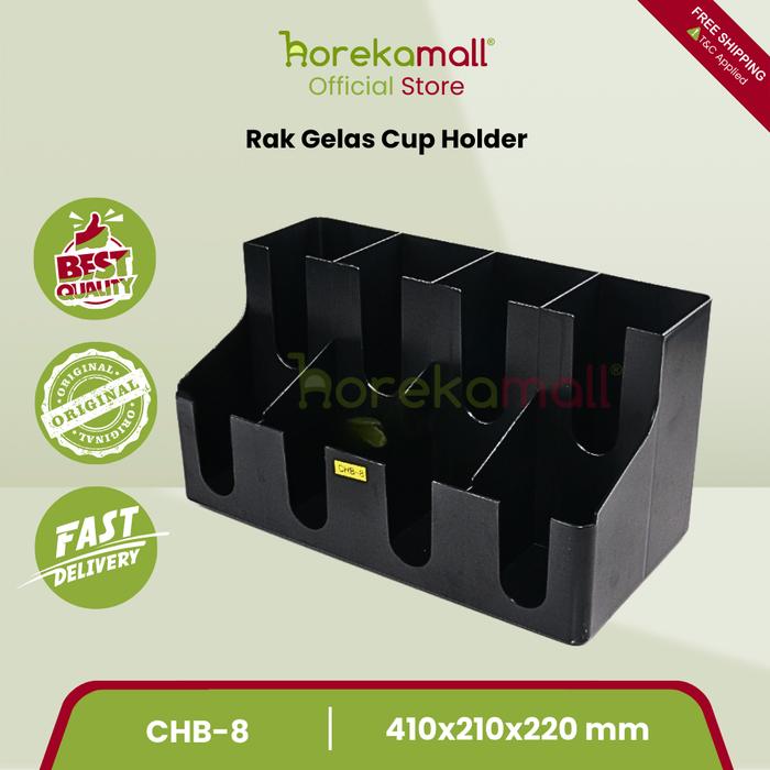 Gambar Mutu Rack Cup Coffee Holder Organizer CHB Big Series - CHB-8 dari horekamall undefined Tokopedia
