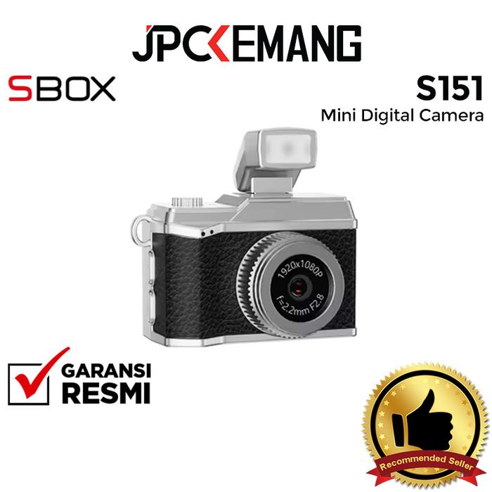 Gambar SBOX MINI S151 Digital Camera Pocket SBOX S 151 Mini Life Kamera Garansi Resmi - Black Charcoal dari JPC Kemang undefined Tokopedia