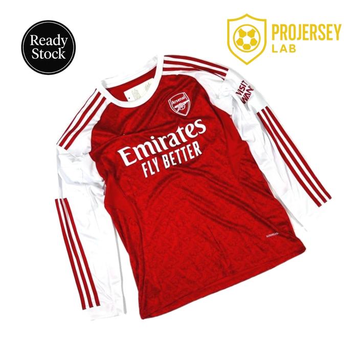 Gambar JERSEY BAJU BOLA 2025-2026 LENGAN PANJANG ARSNL HOME NEW - LS ARSNL HOME, S dari ProJersey Lab. undefined Tokopedia
