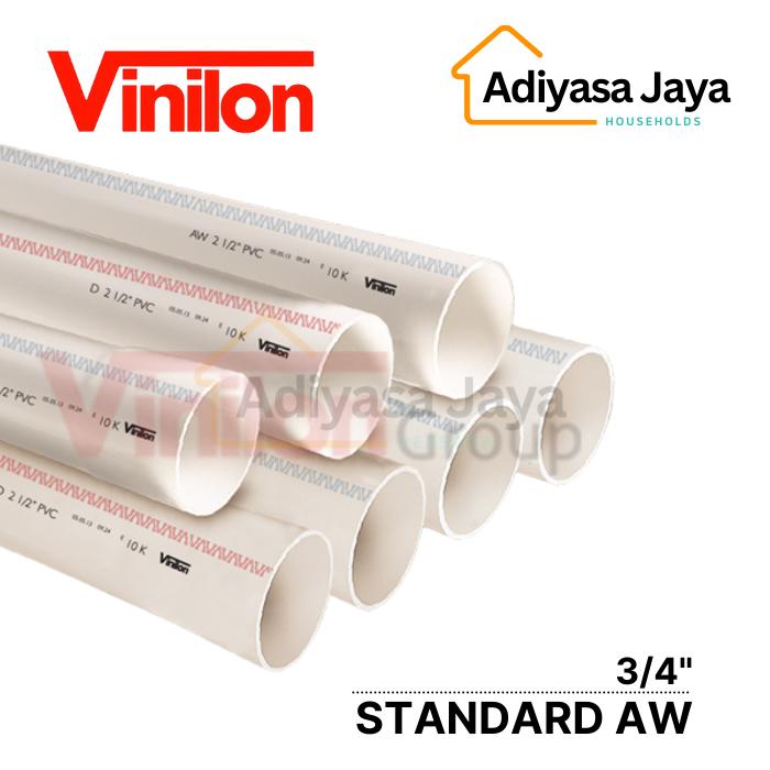 Gambar Vinilon Standard AW (Vinilon) / Pipa PVC Kelas AW - 3/4 dari Adiyasa Jaya undefined Tokopedia