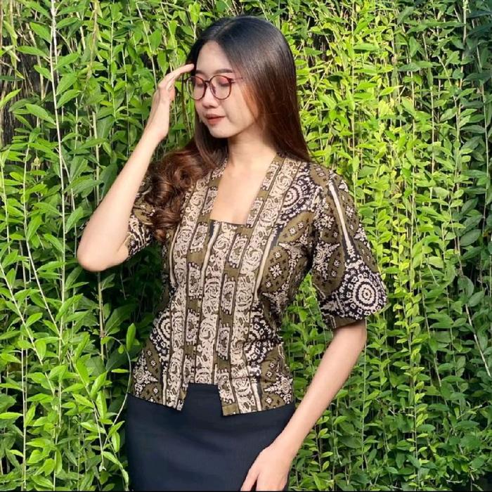 Gambar BAJU ATASAN KERJA BATIK ENDEK - kode1, s dari GAURI FASHION BALI undefined Tokopedia