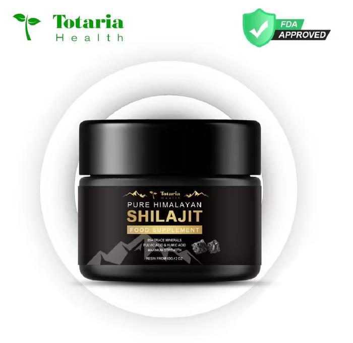 Gambar Totaria‌ Shilajit Resin Asli 100% dari Himalaya - Suplemen Herbal Anti-Aging, Meningkatkan Stamina & Imun Tubuh - (Kemasan 50g) dari Kesunean store undefined Tokopedia