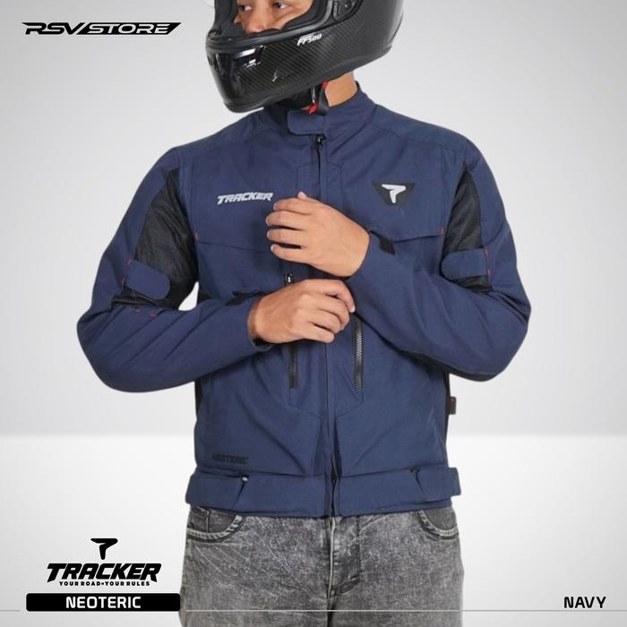 Jual Jaket Motor Tracker Neoteric Waterproof Windproof M, Black