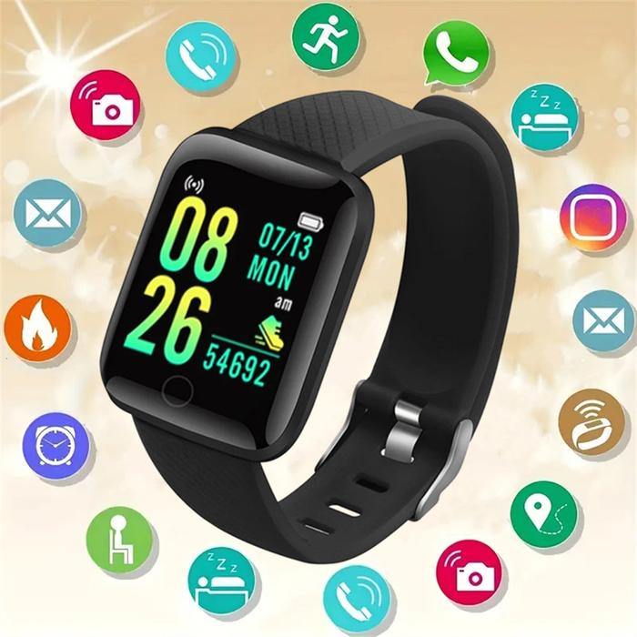 Jual Smart Watch Sport Wristband Fitness Monitoring Track Heart