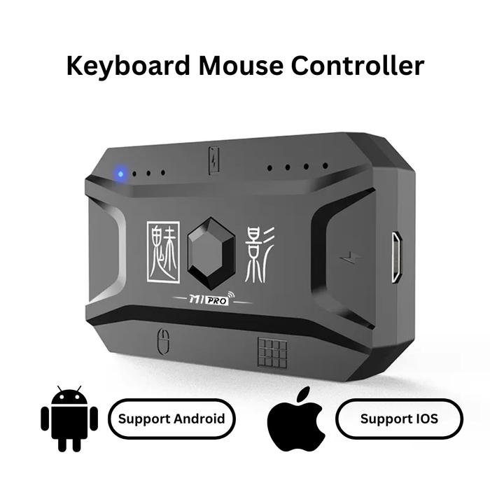 Gambar Quinton M1 Pro Wireless Gaming Controller Keyboard & Mouse Converter untuk Android dan iOS 13.4 Ke Bawah Gamepad Bluetooth Gamepad Holder Remot dari quinton jakarta undefined Tokopedia