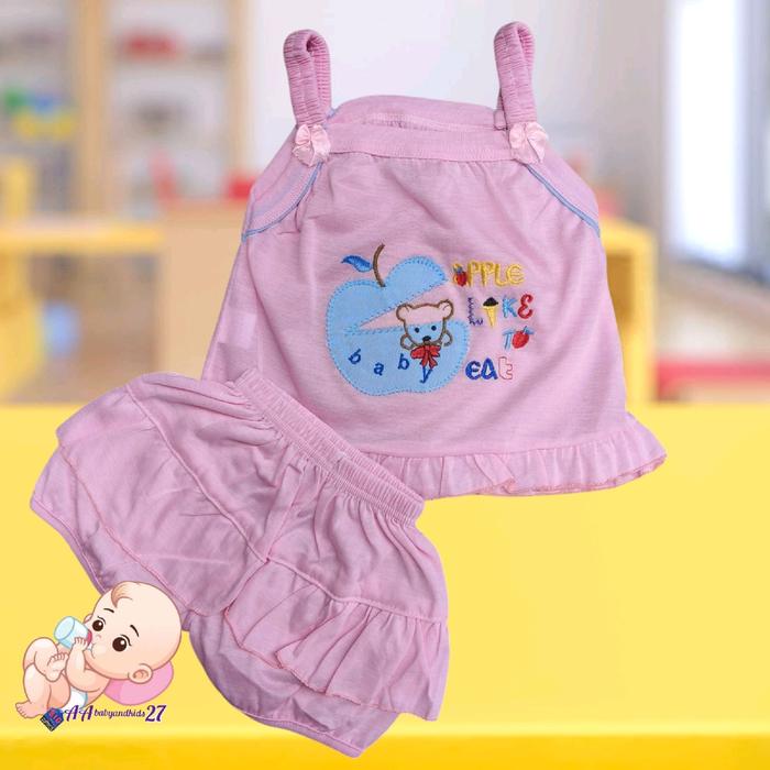 Gambar TERLARIS PAKET HEMAT 3PASANG!!! Setelan Singlet Bayi Perempuan Yukensi Model Bordir/ Baju Dress Bayi Anak Cewek Baru Lahir LD 26CM/ Baby Atasan Pakaian Set Murah Bisa Satuan Warna RANDOM/ACAK -Paket Set Bayi Cewek - 1PC ST YUKENSI RANDOM dari AAbabyandkids27 undefined Tokopedia