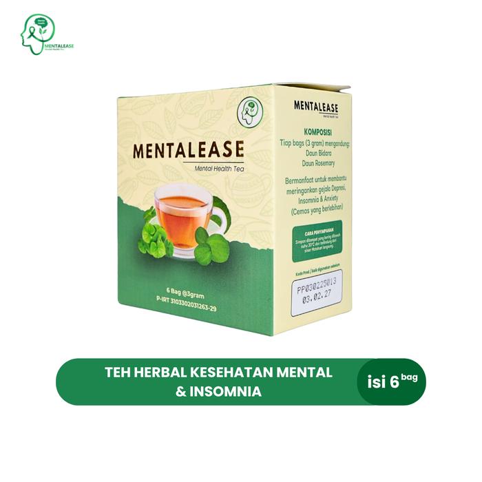 Gambar Teh Herbal Obat Insomnia - Mentalease Tea Instan - Minuman Untuk Bantu Ringankan Susah Tidur - 6 Bag dari Fixaherba undefined Tokopedia