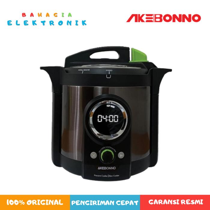 Gambar AKEBONNO AAE01-00001 Electric Pressure Cooker Digital 6 Liter dari BAHAGIA ELEKTRONIK undefined Tokopedia