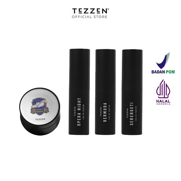 Gambar Tezzen Mini Xavier Water Based Pomade - Rambut Klimis Aroma Bangsawan Eropa - Mini Xavier + 3 Parfum dari Tezzen Grooming undefined Tokopedia