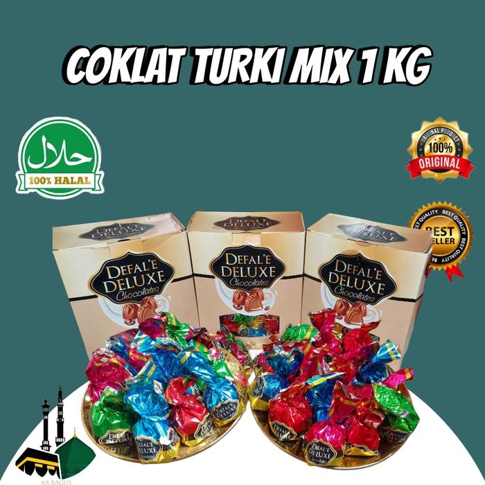 Gambar Coklat Turki mix 1 Kg oleh oleh haji & umroh dari Arbagus Haji undefined Tokopedia
