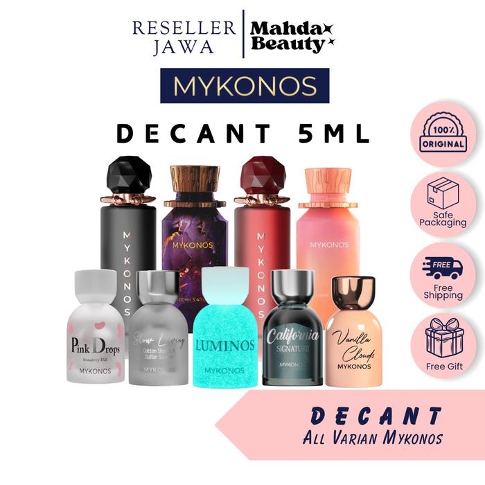 Gambar DECANT / TESTER PARFUM MYKONOS 3.5ML DAN 5ML TRAVEL SIZE - Don, 5ml dari Mahda Beauty undefined Tokopedia