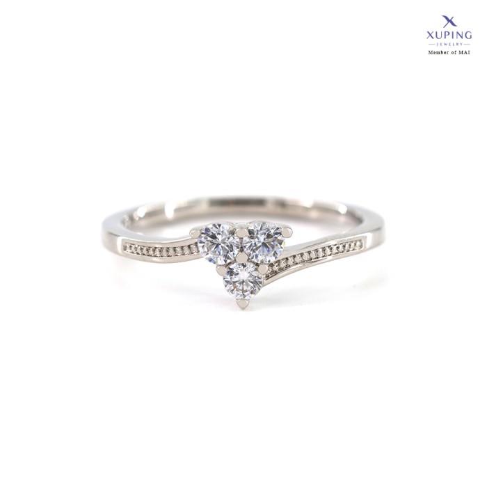 Gambar Xuping Cincin Silver Kasual Aksesoris Wanita - EMAS, 9 dari Xuping.id undefined Tokopedia