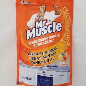 Gambar Muscle cairan pembersih dapur kitchen Set spray anti lengket minyak kerak kompor panci wajan Spray dan Refill isi ulang - Reffil 400ml - random dari Kayamba undefined Tokopedia