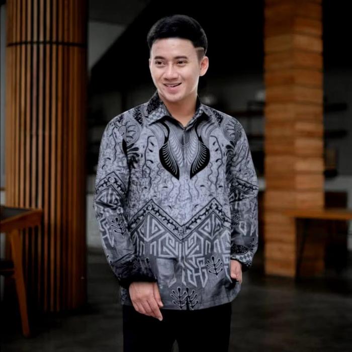Gambar BATIK INT4N Pekalongan Batik Couple Keluarga Baju Batik Couple Pasangan Gamis Anak Sarimbit Ibu Wanita Pendek Dewasa Dress Setelan Panjang Natal Size M L XL XXL Umur 2 12 Tahun CoupleDressBatik GamisBatikJumbo - Kemeja Ayah Dasy Abu, M dari BATIK INT4N_NEW undefined Tokopedia
