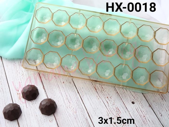 Gambar HX-0018 Cetakan coklat fondan puding acrylic berlian diamond batu bola dari Yamama Baking Jakarta undefined Tokopedia