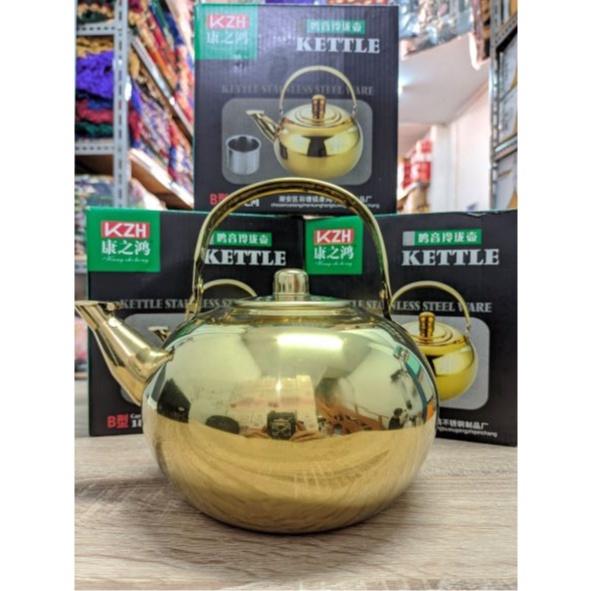 Gambar Teko Arab Stainless stell Ukuran 18cm Steel Teh - 16cm dari Tokopahala173_NEW undefined Tokopedia