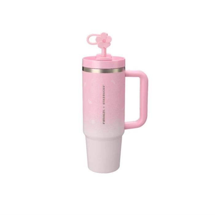 Gambar Starbucks Tumbler STANLEY Milky Island Cherry Blossom Gradient 30oz Spring 2025 dari DILAV COLLECTIONS undefined Tokopedia