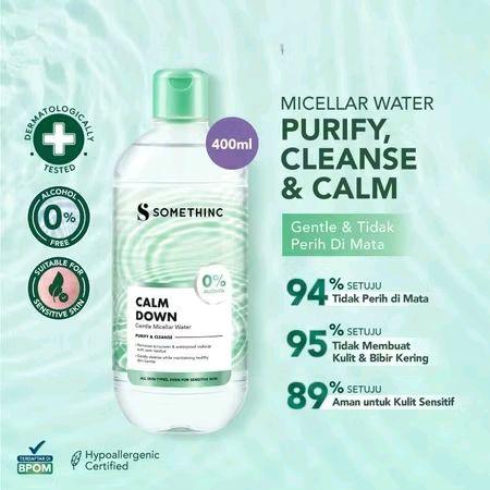 Gambar Somethinc Calm Down Gentle Micellar Water - 400ml dari bilqis.store18 undefined 3 Tokopedia