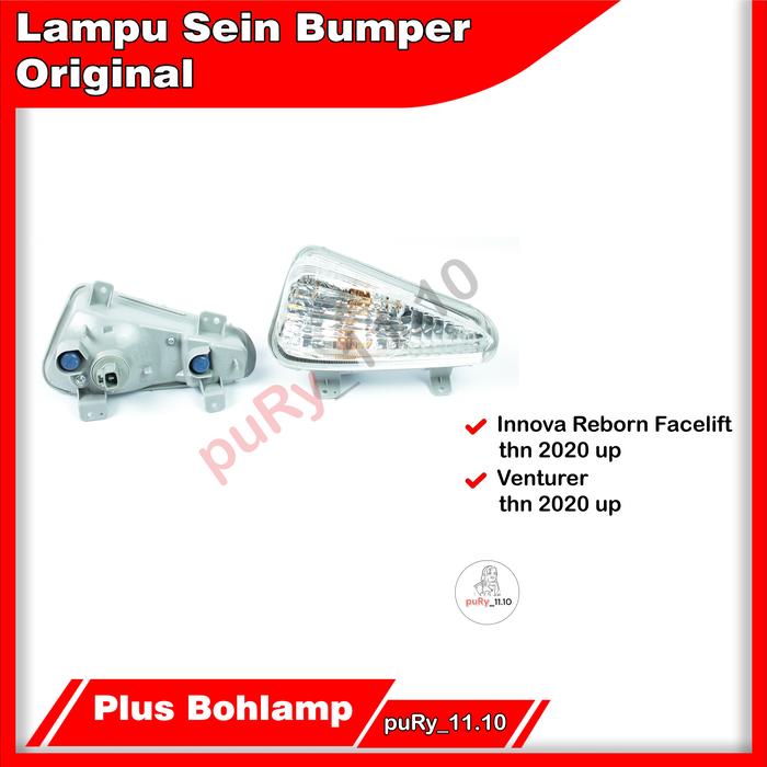 Gambar lampu sen sein bumper bemper innova reborn facelift 2020 2021 VENTURER - Kanan/sopir dari PR1110 undefined Tokopedia