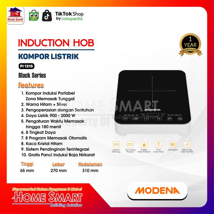 Gambar Kompor Listrik Induksi Modena PI 1315 dari Homesmartsupermarket undefined Tokopedia