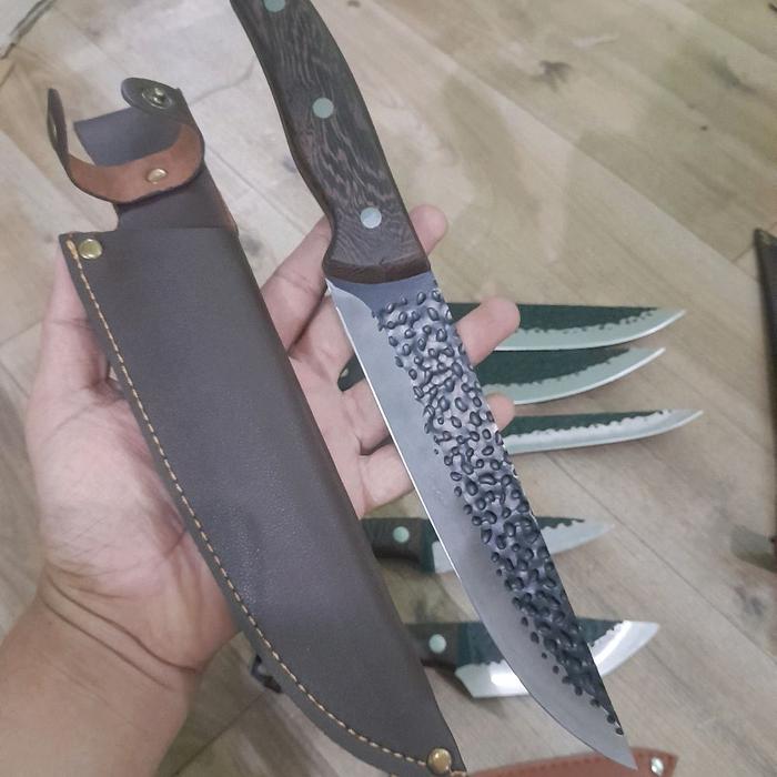 Gambar Pisau Sembelih, Seset, Tulang, Slicing, Skinning, Boning 50Cr15MoV Tahan Karat - Slicing 17 cm dari HannanStore1 undefined 5 Tokopedia