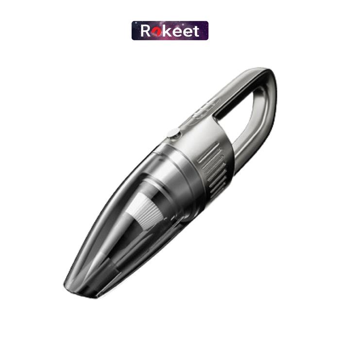Gambar Rokeet Vacuum Cleaner Rumah Portable Wireless Mini HEPA Filter 120 Watt Penghisap Debu Kuat Untuk Di Dalam Mobil Maupun Di Luar Serbaguna - Abu-Abu dari Rokeet Shop undefined Tokopedia