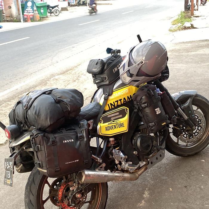 Sidebag inzta foldpack Z10, motorcycle bag | Indo4ward