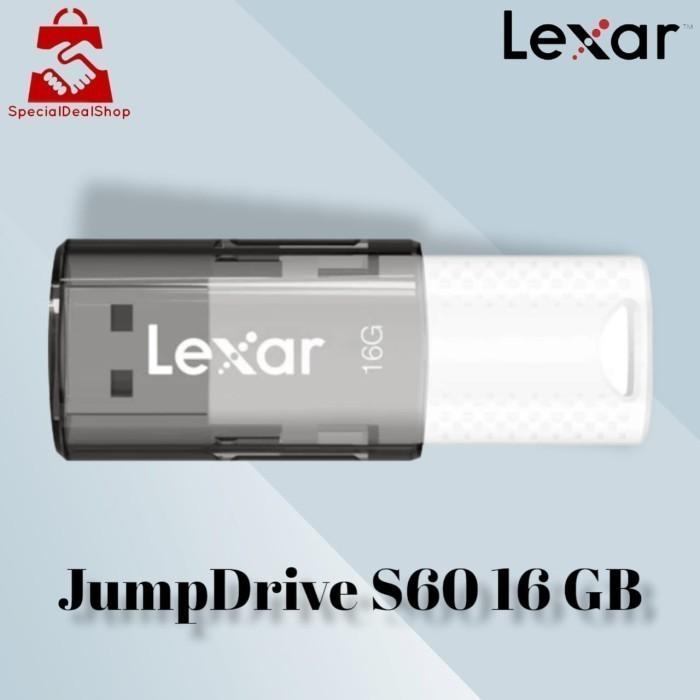 Gambar Lexar Flashdisk 16GB / 32GB / 64GB USB 2.0 JumpDrive S60 - 16 GB dari specialdealshop undefined Tokopedia