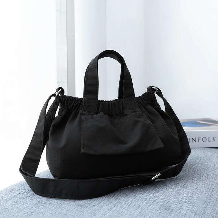 Gambar Tas Selempang Mini Dumpling Bag Korean Basic SPNB - Black dari SPNB Project undefined Tokopedia