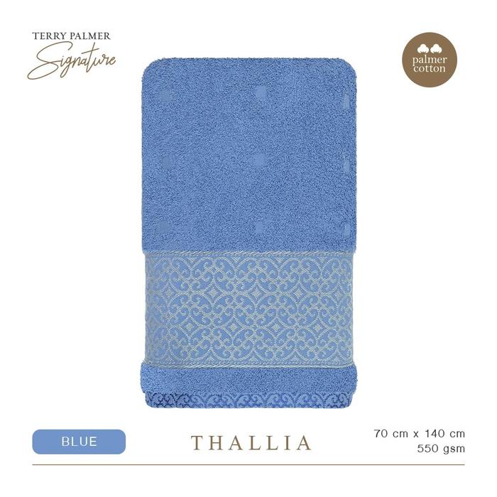 Gambar Handuk Mandi Terry Palmer Signature - Thallia - Bath Towel Ukuran 70 x 140cm - Blue dari Astrisia_NEW undefined Tokopedia