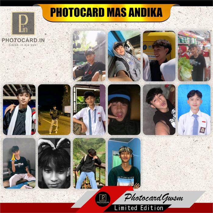Gambar Photocard Mas Andika GWSM isi 50 pcs (Free Stiker dan Inner Slevee 5pcs) Unofficial/Fanmade | Bisa Cod, Limited Edition dari Photocard.in undefined Tokopedia