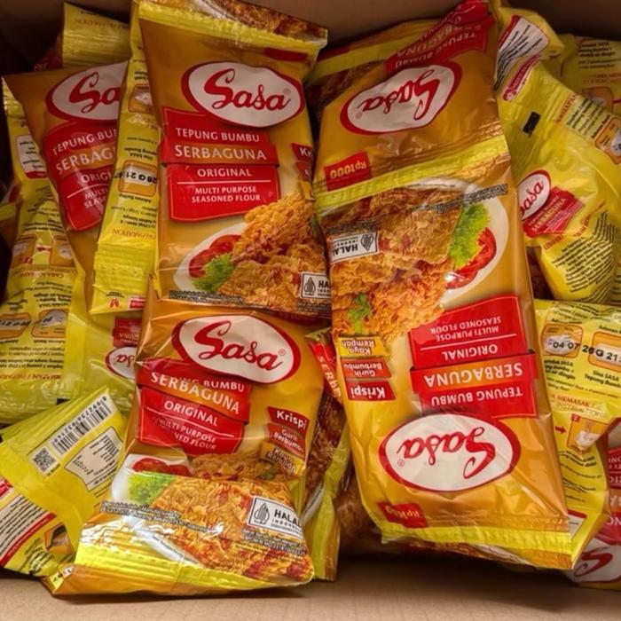Gambar Isi 20bungkus ( 2renteng ) Tepung sasa serbaguna kemasan 32gr dari Toko MishaMasha2 undefined Tokopedia