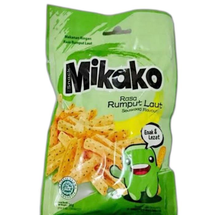 Gambar ￼MIKAKO SNACK ANEKA RASA 20 GR X 10 PCS | SNACK VIRAL BEST SELLER | SNACK JADUL - MIKAKO - RUMPUT LAUT dari SNACKPAPA.MEDAN undefined Tokopedia