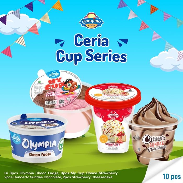Gambar Campina Ceria Cup Series - Es Krim dari Campina Ice Cream undefined Tokopedia