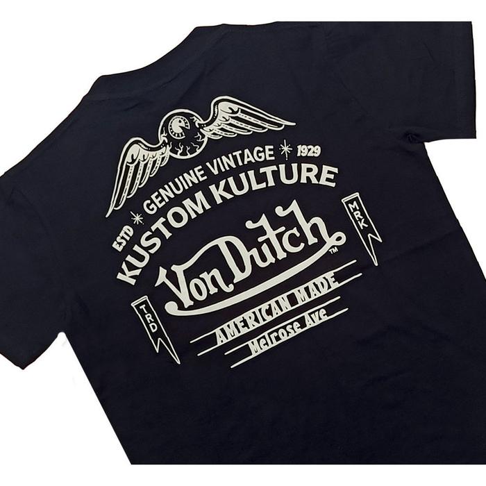 Gambar COD Von Dutch Tshirt Q50 Black Kaos Pria dan Wanita T-Shirt - S dari AMEILINA DWI LESTARI undefined Tokopedia