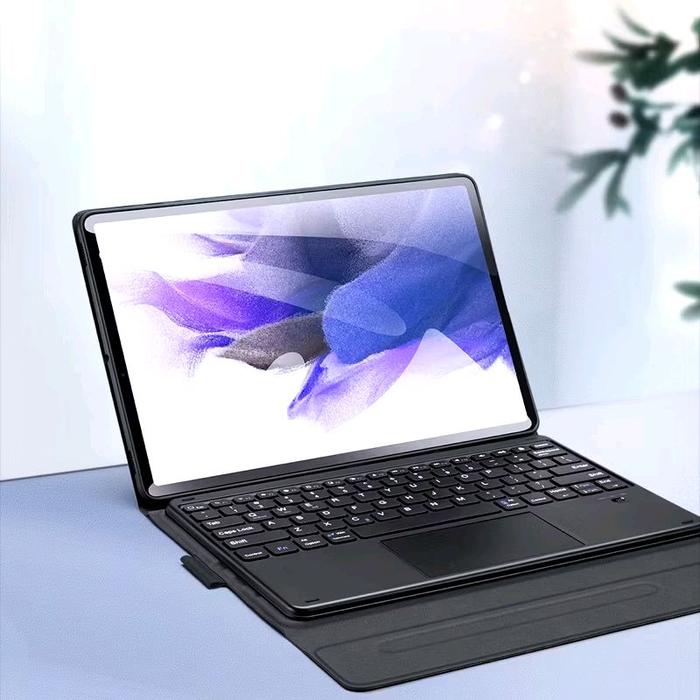 Gambar CASING KEYBOARD TOUCHPAD COMPATIBLE XIAOMI REDMI PAD SE 11"/PAD SE 8,7/PAD 2 11"/PAD 10,6/PAD PRO 12,1/POCO PAD 12,1/MIPAD 5/5 PRO/PAD 6/6 PRO/PAD 7/7 PRO BOOK COVER MAGNETIC KEYBOARD TRACKPAD WIRELESS - Smart Touchpad Hitam, Redmi Pad Se 11" dari Sukses acc88 undefined Tokopedia