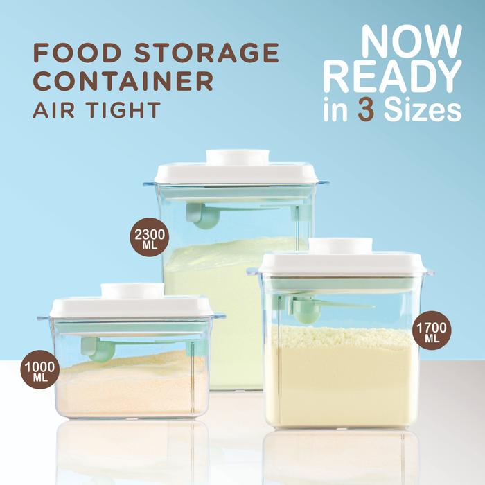 Gambar Toples Susu Bubuk Bayi 600 gram Toples Kedap Udara Susu Bubuk Bayi 1000 ml 1700 ml 2300 ml dari Catalina Kitchenware undefined Tokopedia