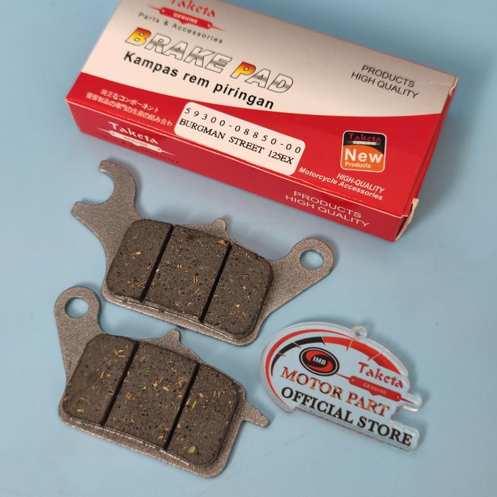 Gambar DISPAD KAMPAS REM DEPAN BELAKANG SUZUKI BURGMAN STREET 125 EX - IMB - DEPAN dari IMB TAKETA MOTORPART undefined Tokopedia