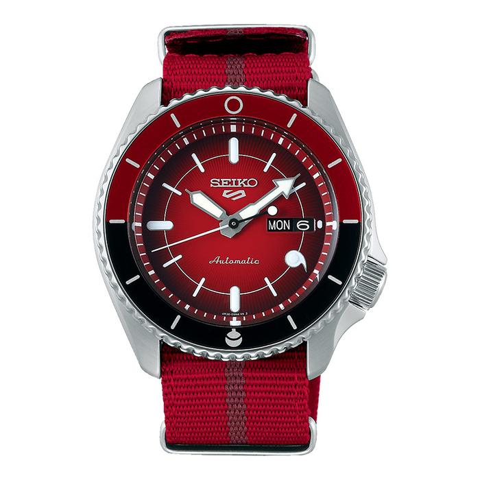 Gambar Jam Tangan Pria Seiko 5 Sports SRPF67K1 Naruto & Boruto Sarada Uchiha Model Dual Tone Nylon Strap Limited Edition dari Machtwatch Indonesia undefined Tokopedia