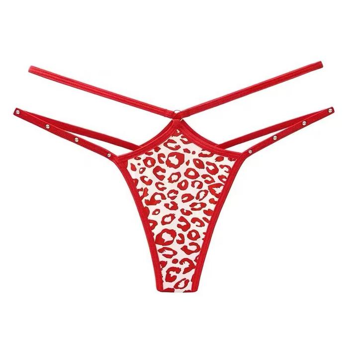 Gambar Dezenna Celana Dalam Wanita Leopard cd Low Waist hot 5C269 - Merah, All Size dari Dezenna undefined Tokopedia