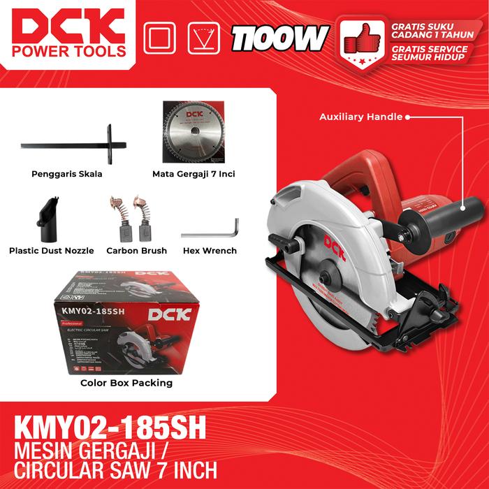 Gambar DCK KMY02-185SH Mesin Gergaji / Circular Saw 7" dari Drill&Co undefined Tokopedia