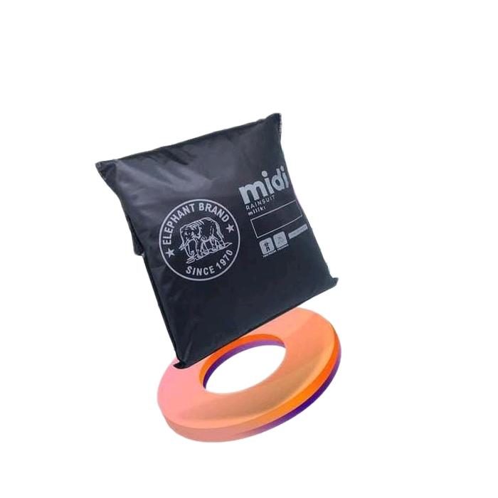 Gambar Jas Hujan Setelan Dewasa Elastis anti Bocor MIDI ELEPHANT BRAND - hitam dari jas hujan jkt undefined Tokopedia