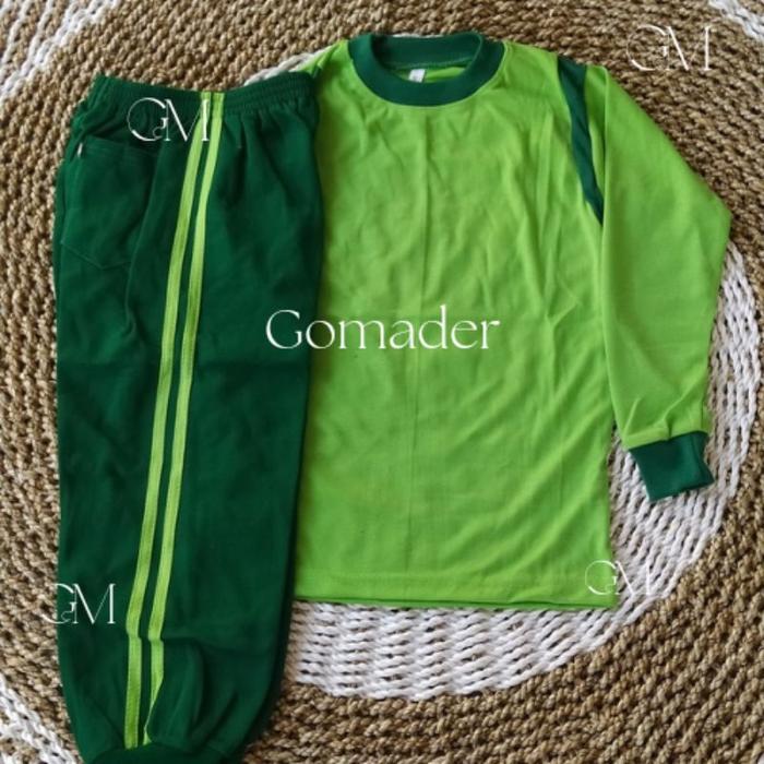 Gambar Baju Olahraga Anak SD HIjau 0 | Baju Olahraga Sekolah Anak SD Hijau 0 - XXXL dari WildRaw undefined Tokopedia