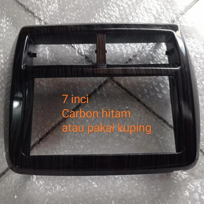 Gambar Frame panel tape tip head unit mobil Agya ayla original motif Carbon 7 inci - 7 inci Carbon dari voiture00 undefined Tokopedia