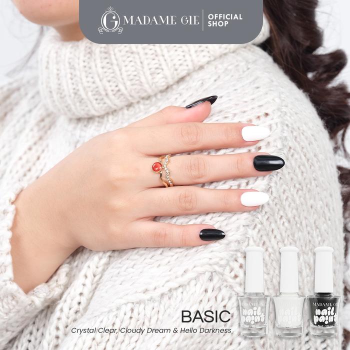 Gambar Madame Gie Nail Paint Kutek Gel Tahan Lama Memiliki Hasil Shine yang Extra, dan Non Streaky Art Polish - Basic dari Madame Gie Cosmetics undefined Tokopedia